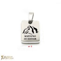 ZSCH- dog tag pendant 2,3x1,5 TATRY
